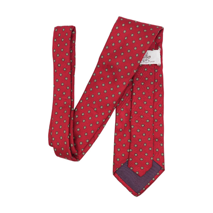 Vintage Red Polka Dot Neck Tie