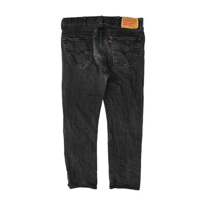 501 Black Straight Jeans