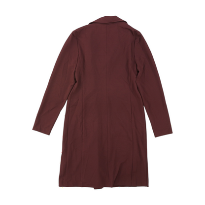 Maroon Solid Blazer