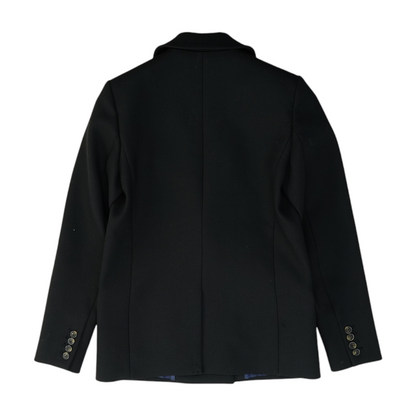 Black Solid Blazer