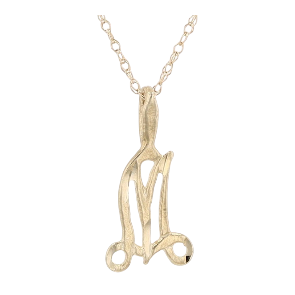 14K Yellow Gold Pendant Necklace