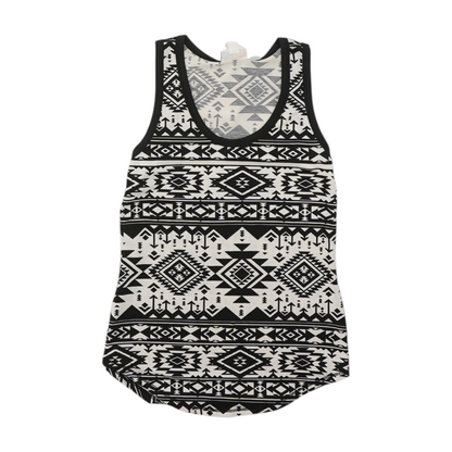 Black Print Blouse