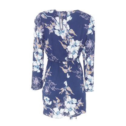 Navy Floral Mini Dress