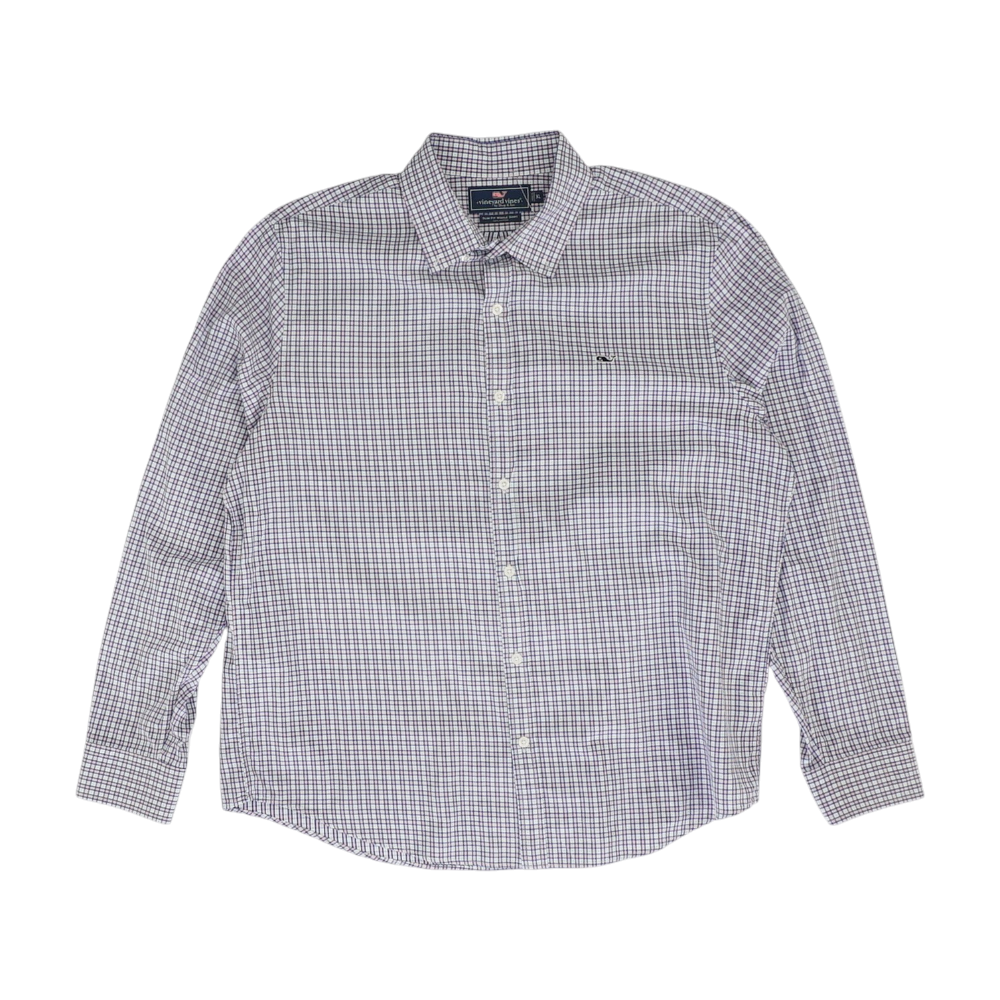Multi Plaid Long Sleeve Button Down
