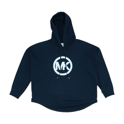 Black Solid Hoodie Pullover