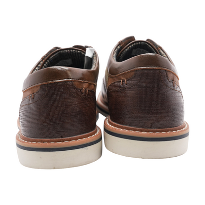 Brown Lace-Up Dress Shoes