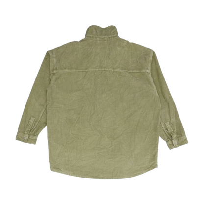 Green Button Down