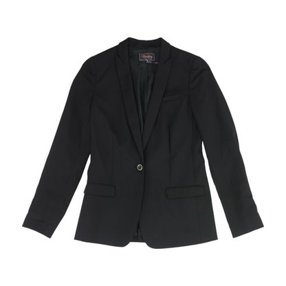 Black Solid Blazer
