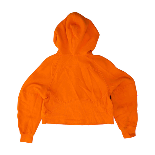 Hover Orange Solid 1/4 Zip Pullover