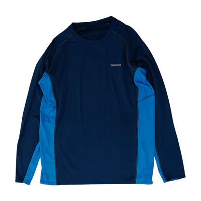 Blue Color Block Active T-Shirt