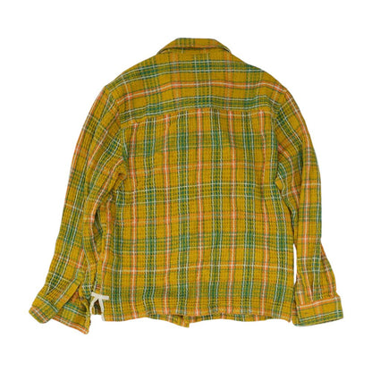 Mustard Plaid Button Down