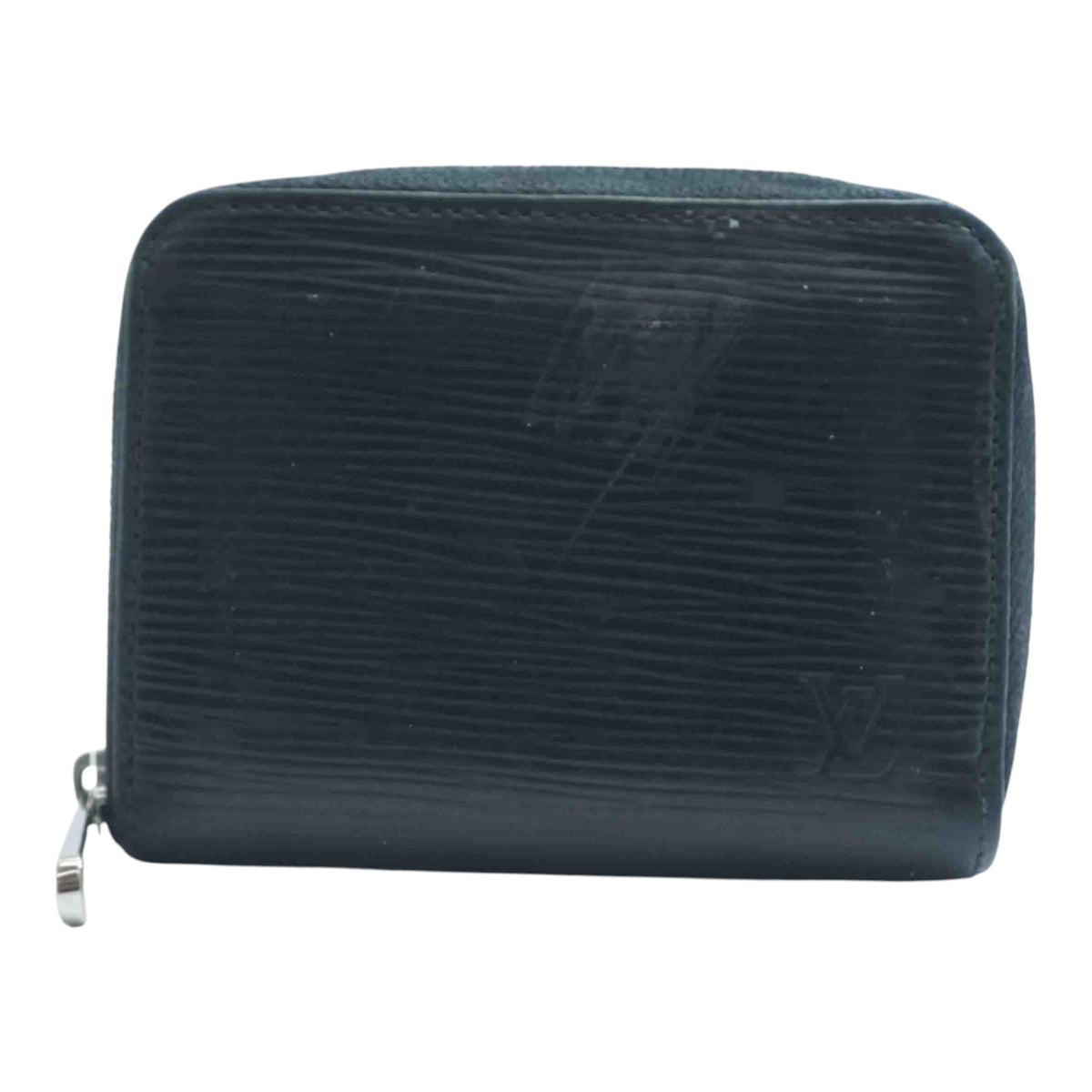 Black Epi Leather Zippy Coin Purse
