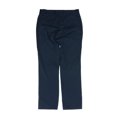 Navy Solid Dress Pants