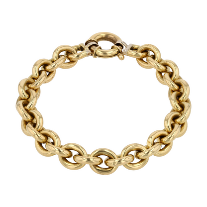 18K Yellow Gold Chain Bracelet