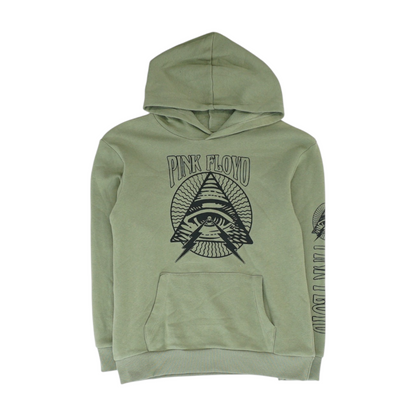 Green Graphic Hoodie Pullover