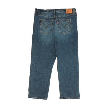 Blue Straight Jeans