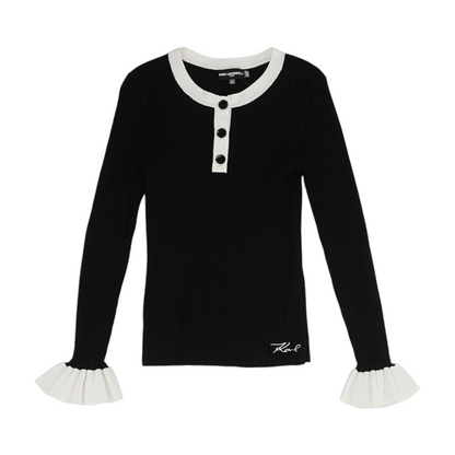 Black 1/4 Zip Sweater