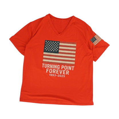 Red Graphic Crewneck T-Shirt
