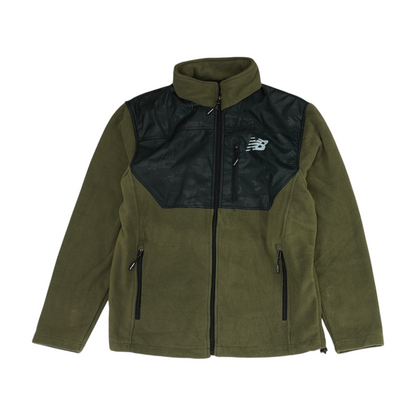 Olive Color Block Jacket
