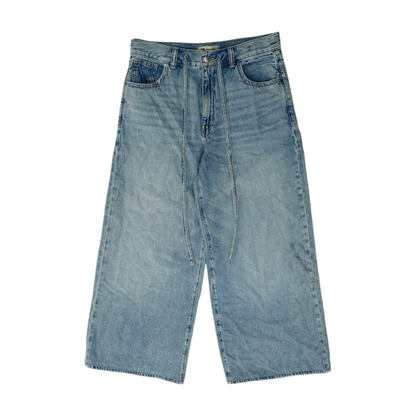 Blue Wide Leg Jeans