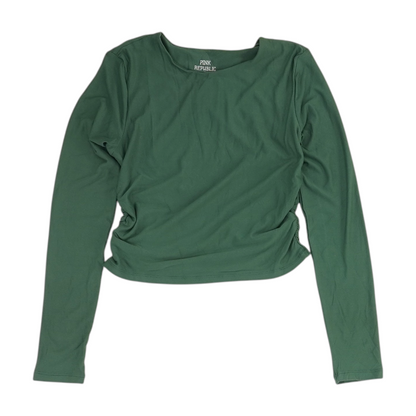 Green Cropped Blouse