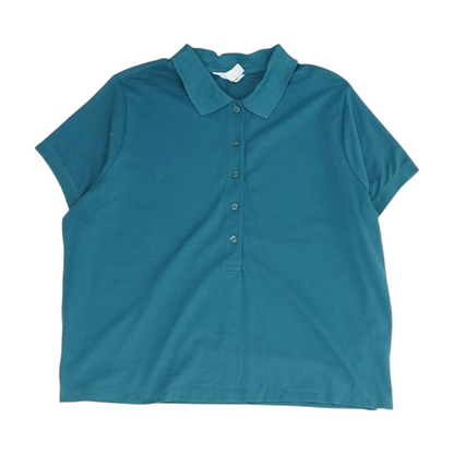Blue Plus Size Blouse