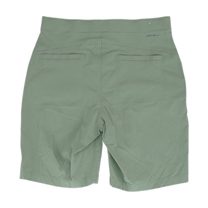 Green Solid Chino Shorts