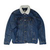 Blue Solid Denim Jacket