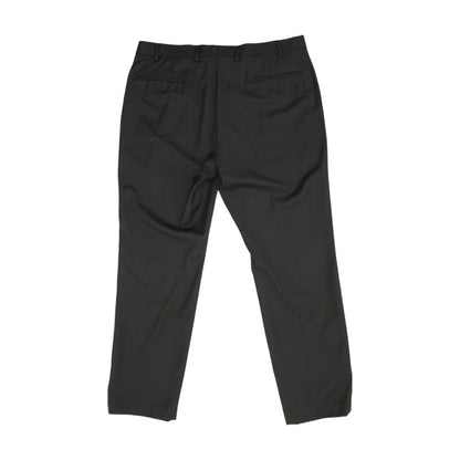 Black Solid Dress Pants