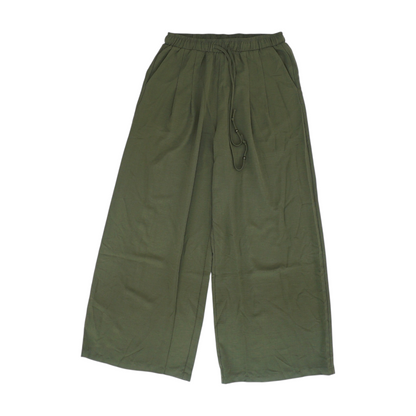 Green Wide Leg Pants