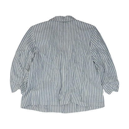 White Striped Blazer
