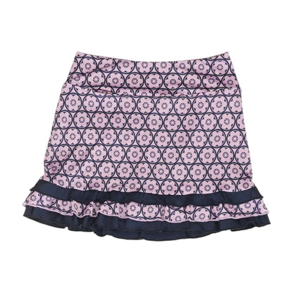 Purple Floral Skort Skirt