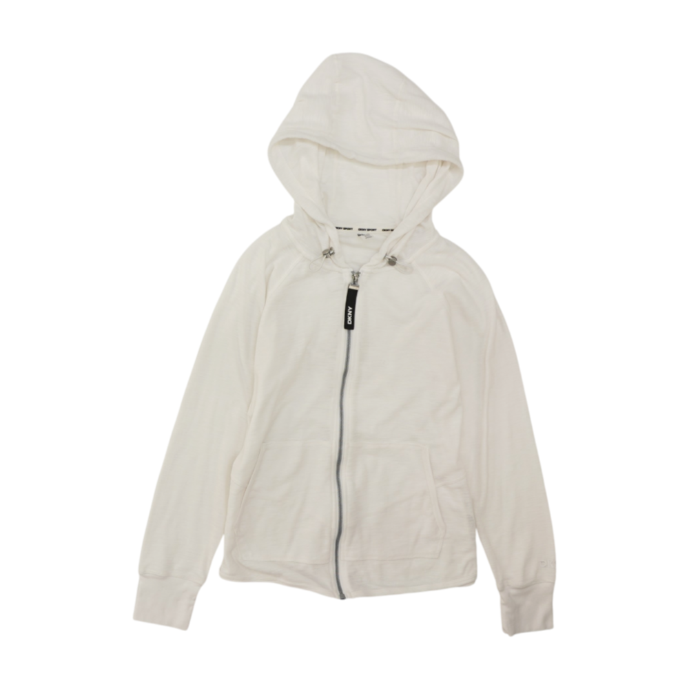 White Solid Active Jacket