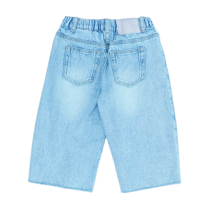 Blue Solid Jeans