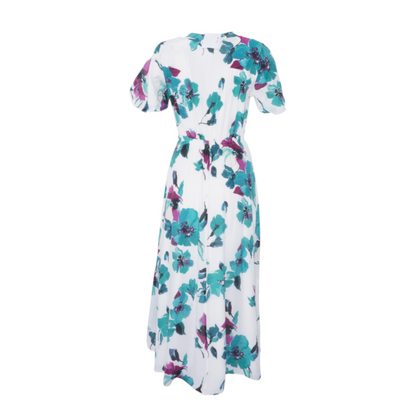 White Floral Maxi Dress
