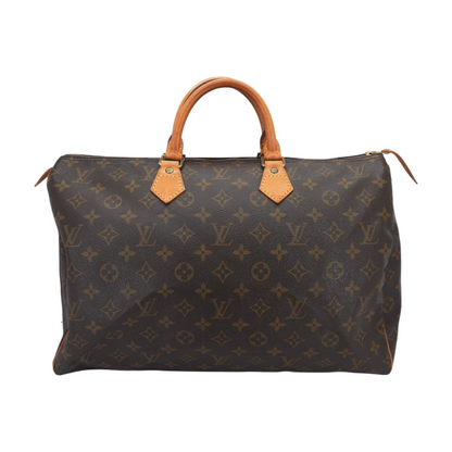 Brown Speedy 40 Handbag