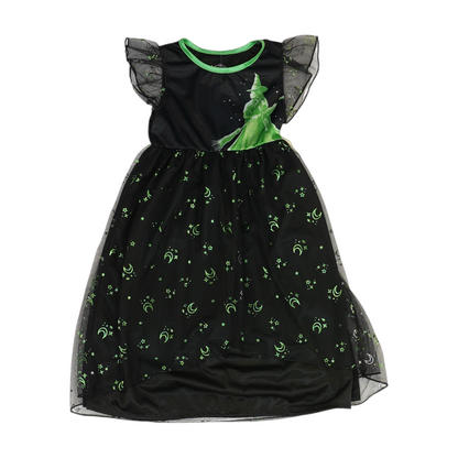 Black Print Gown