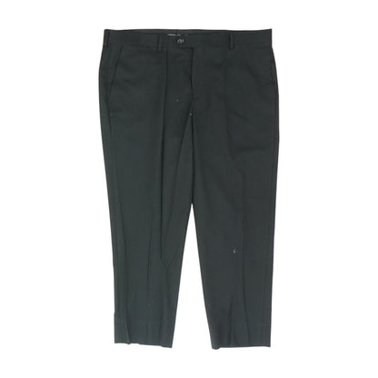 Black Solid Dress Pants