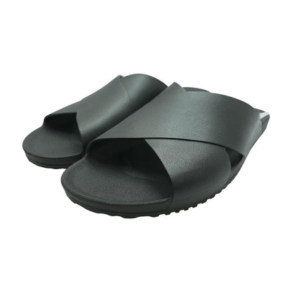 Black Casual Slide Sandals