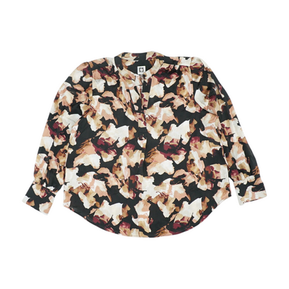 Black Floral Blouse