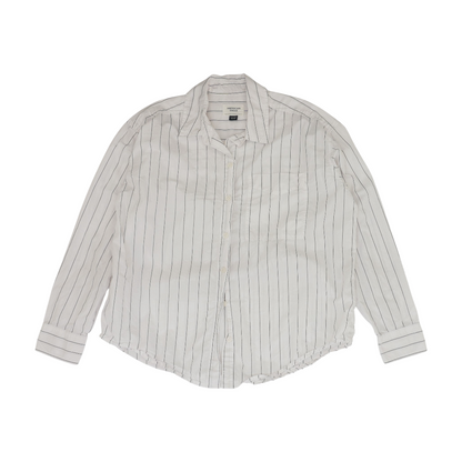 White Striped Button Down