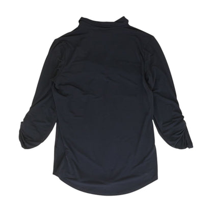 Navy Solid 3/4 Sleeve Blouse