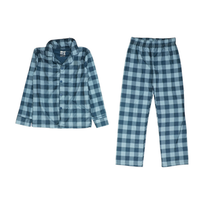 Blue Check Pajama Set