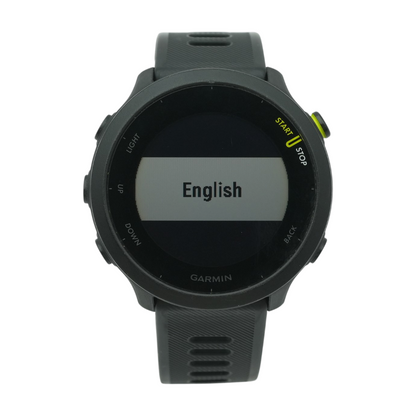 42mm Forerunner 55 Black Smartwatch Black Band S/M