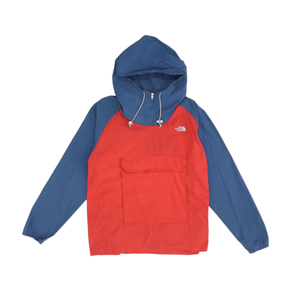 Red Color Block 1/4 Zip Pullover