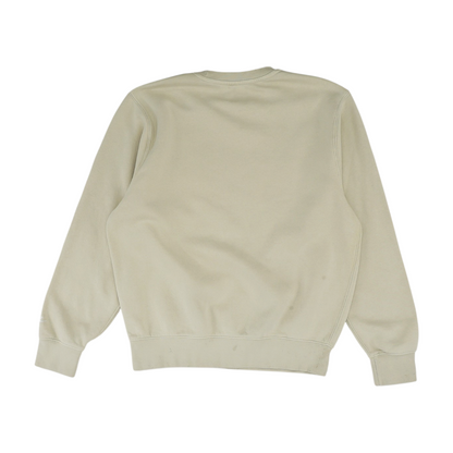 Beige Solid Sweatshirt Pullover