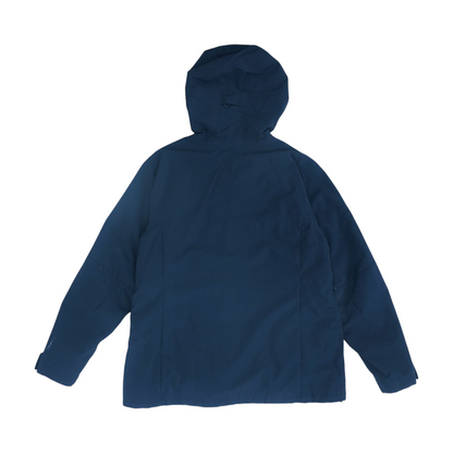 Black Solid Rain Jacket