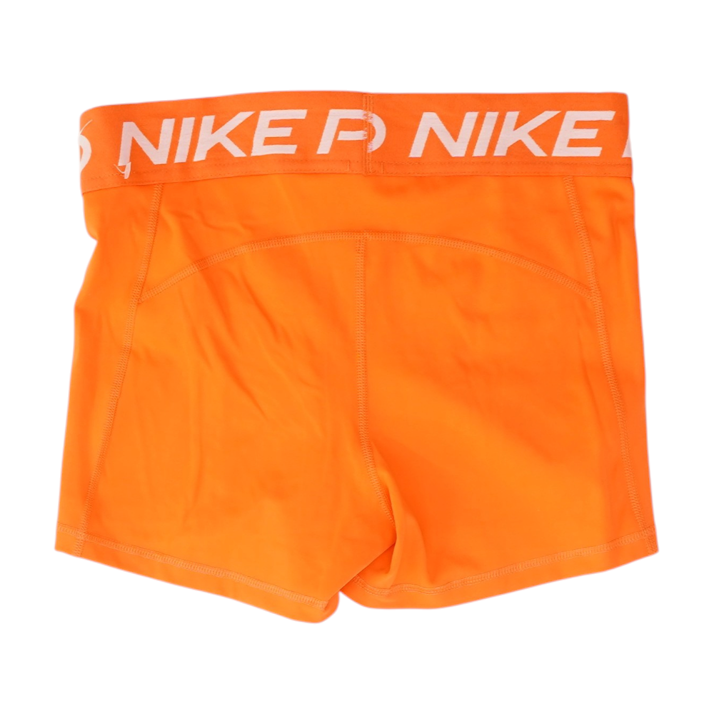Orange Solid Active Shorts