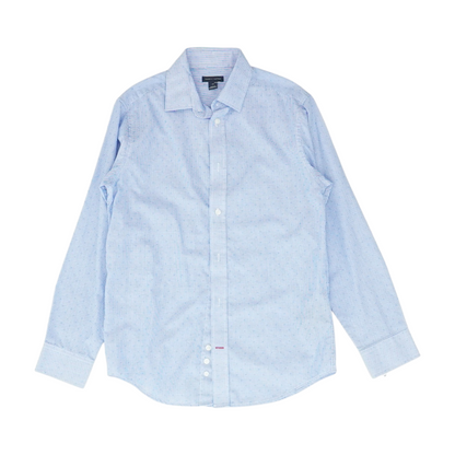 Blue Check Long Sleeve Button Down