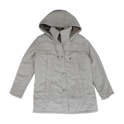 Beige Solid Jacket